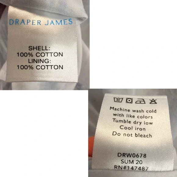 Draper James Eyelet Off Shoulder Midi Flounce Dress XL Multicolor Leaf Print - Picture 11 of 13